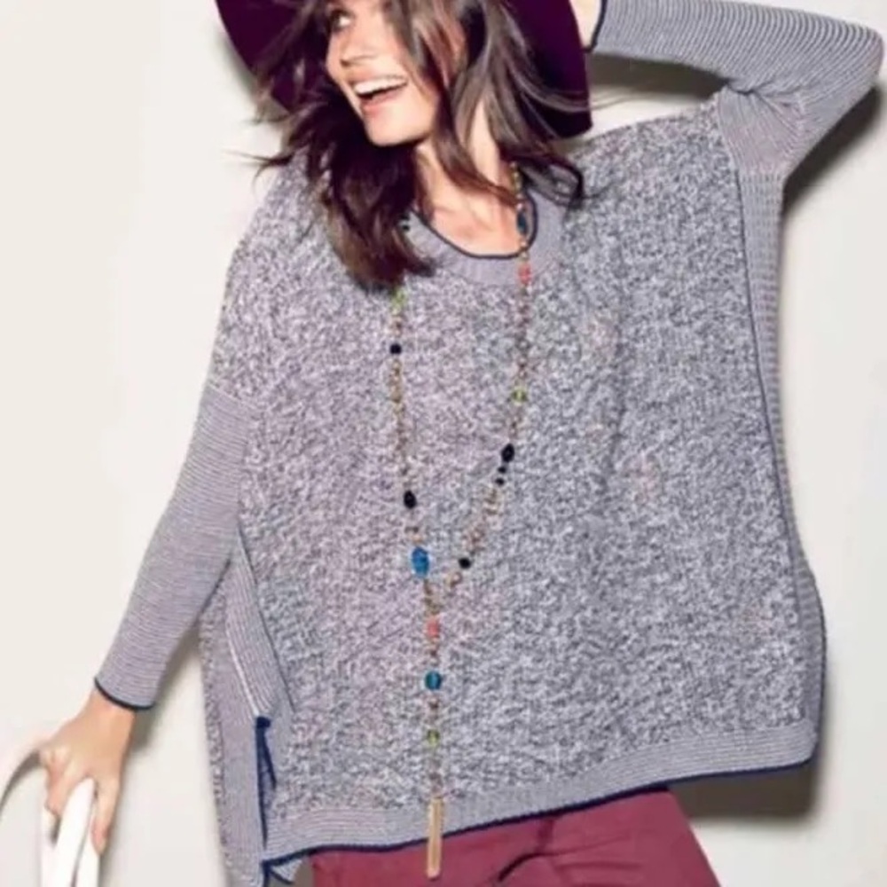 CAbi Port of Call oversized tunic sweater